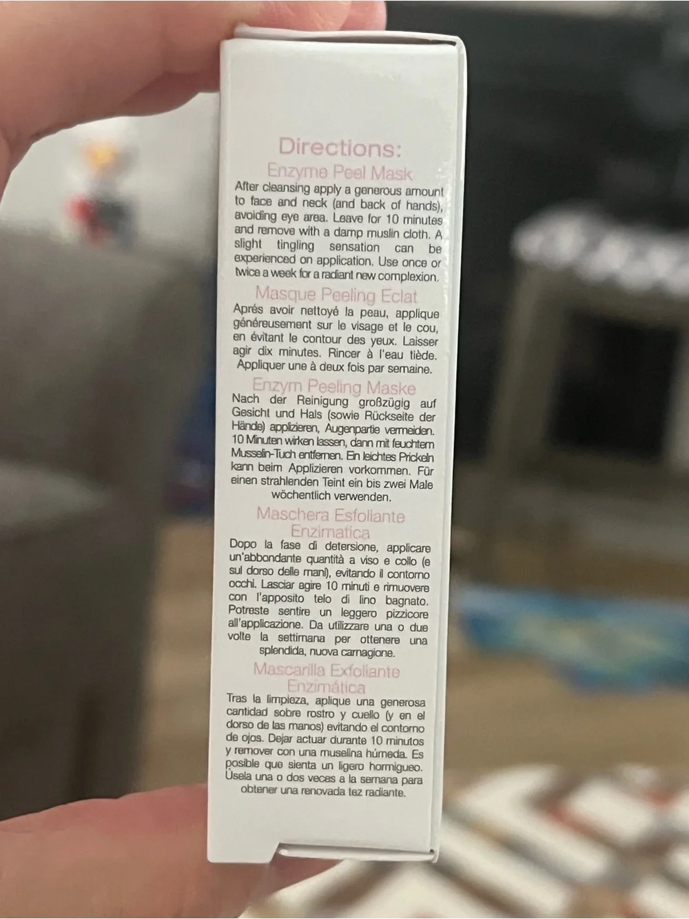 The Organic Pharmacy enzyme peel